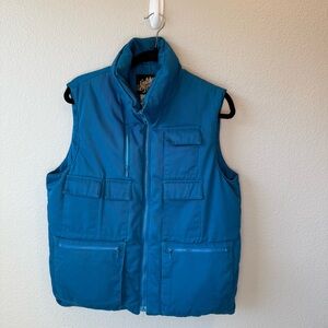VTG 80s Golden Bear  Down Best Hunting Season Men’s Medium Blue